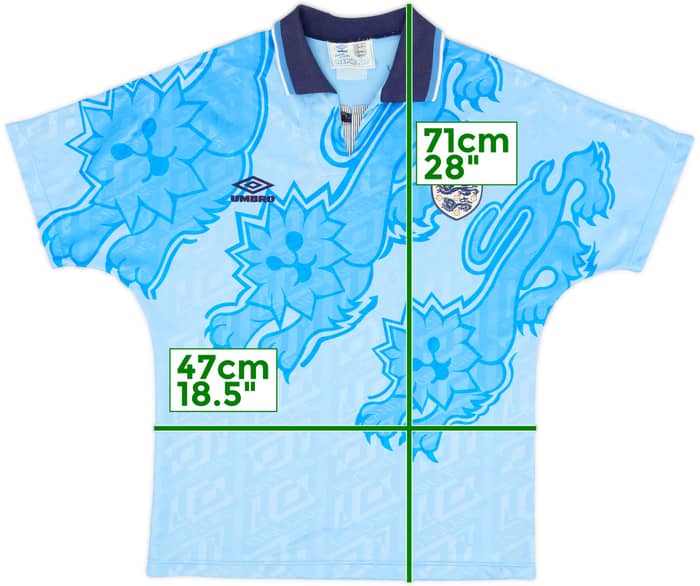 1992-93 England Third Shirt - 8/10 - (M)