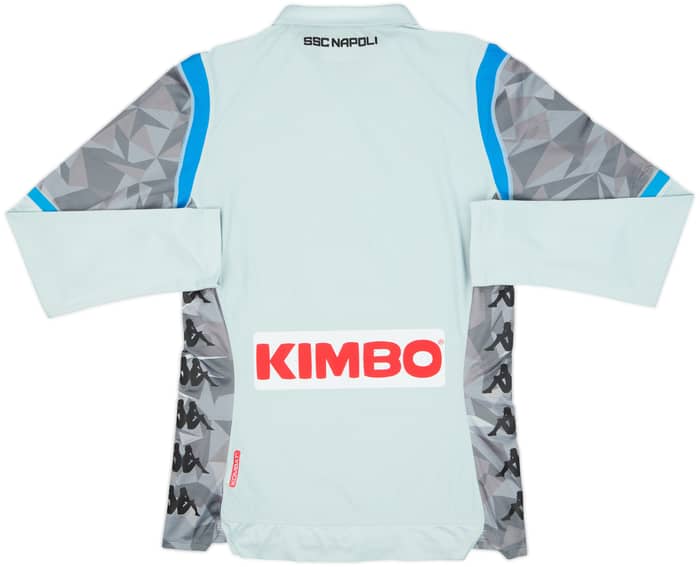 Camiseta auténtica de manga larga de la tercera equipación del Napoli 2018-19 - 6/10 - (L)