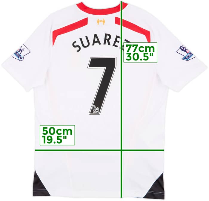 2013-14 Liverpool Away Shirt Suarez #7 - 8/10 - (M)
