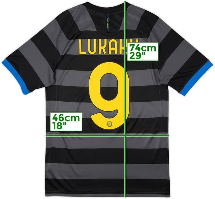 2020-21 Inter Milan Third Shirt Lukaku #9 - 8/10 - (S)