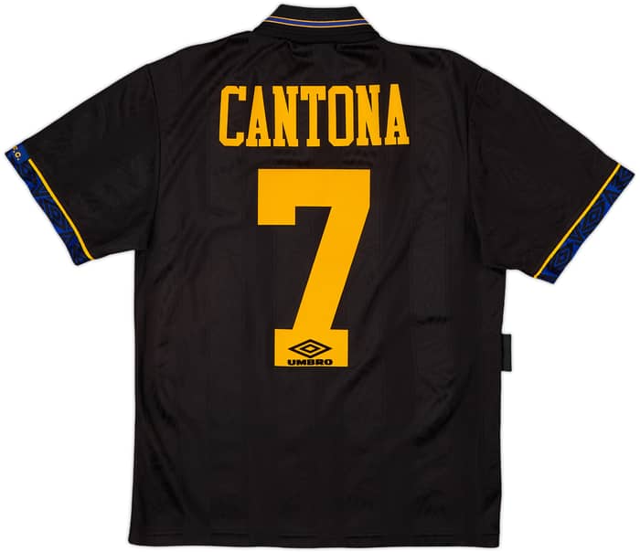 1993-95 Manchester United Away Shirt Cantona #7 - 8/10 - (S)