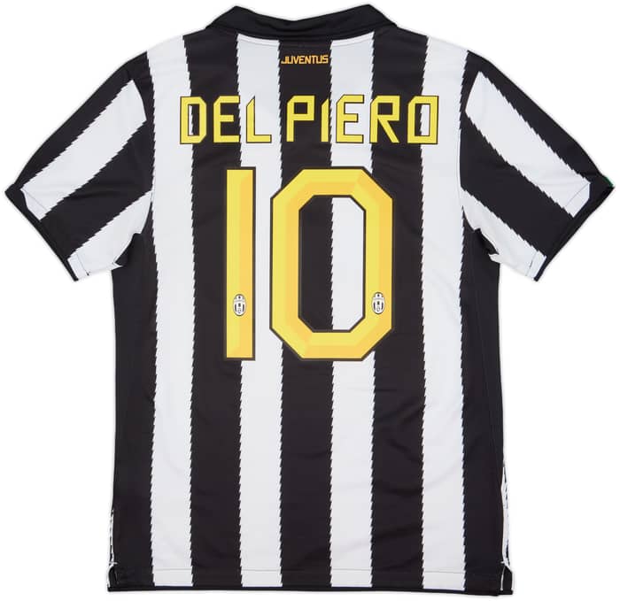 2010-11 Juventus Home Shirt Del Piero #10 - 6/10 - (S)