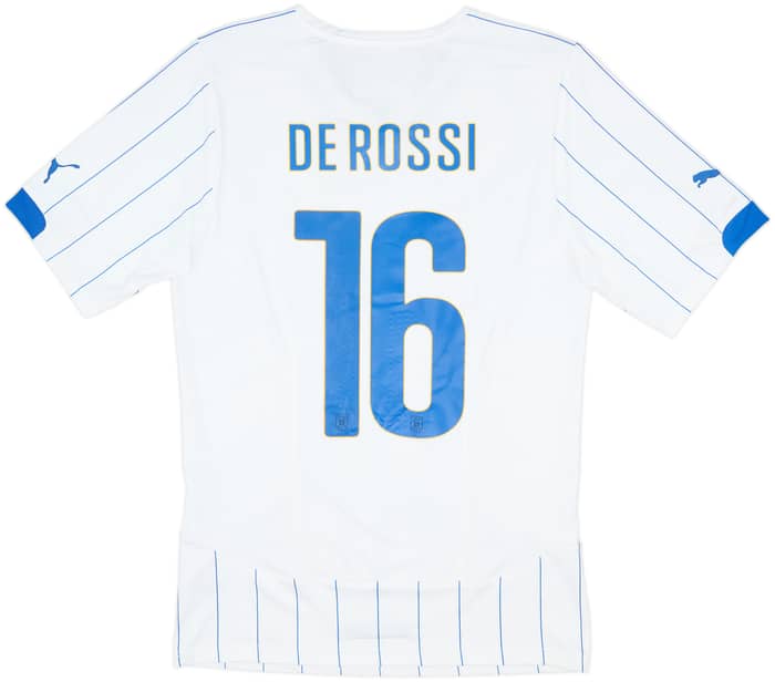 2016-17 Italy Player Issue (ACTV Fit) Away Shirt De Rossi #16 (XXL)