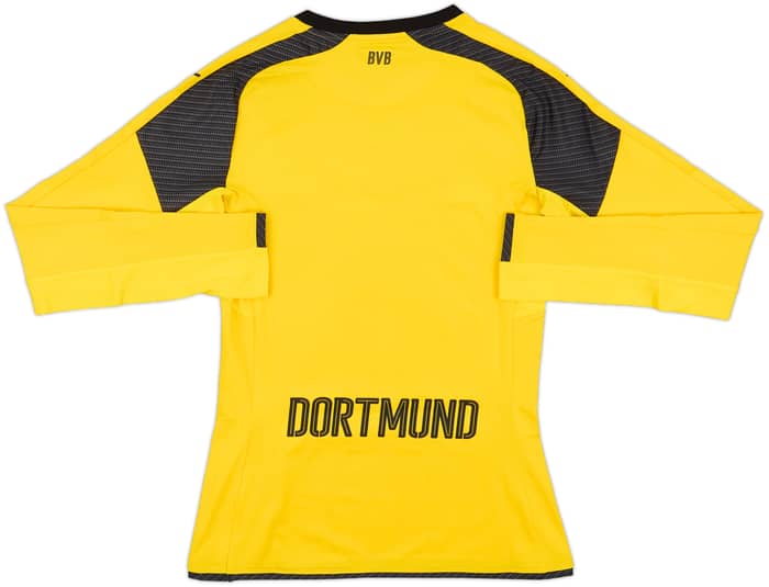 2016-17 Borussia Dortmund Authentic (ACTV) European Home L/S Shirt (M)