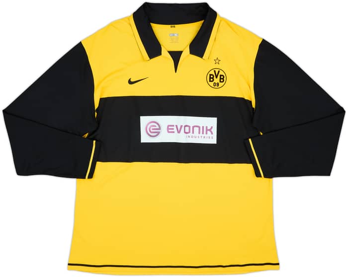 2007-08 Borussia Dortmund Player Issue Home L/S Shirt - 8/10 - (XL)