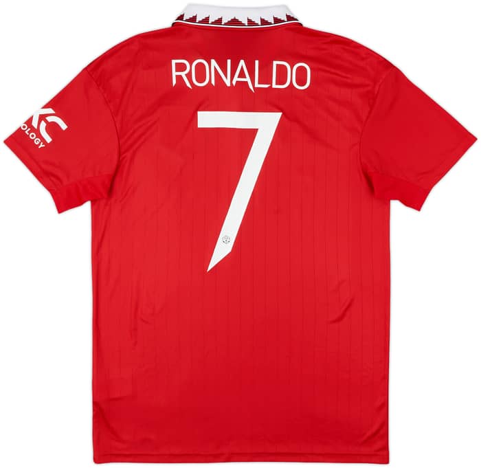 2022-23 Manchester United Home Shirt Ronaldo #7 - 6/10 - (M)