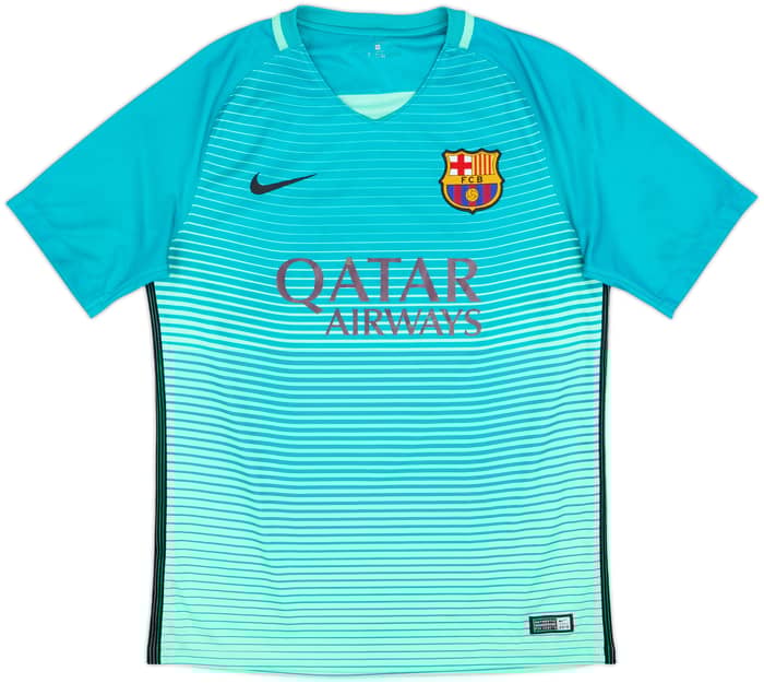 2016-17 Barcelona Third Shirt Suarez #9 - 7/10 - (M)