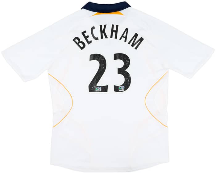 2007-08 LA Galaxy Home Shirt Beckham #23 - 6/10 - (XL)