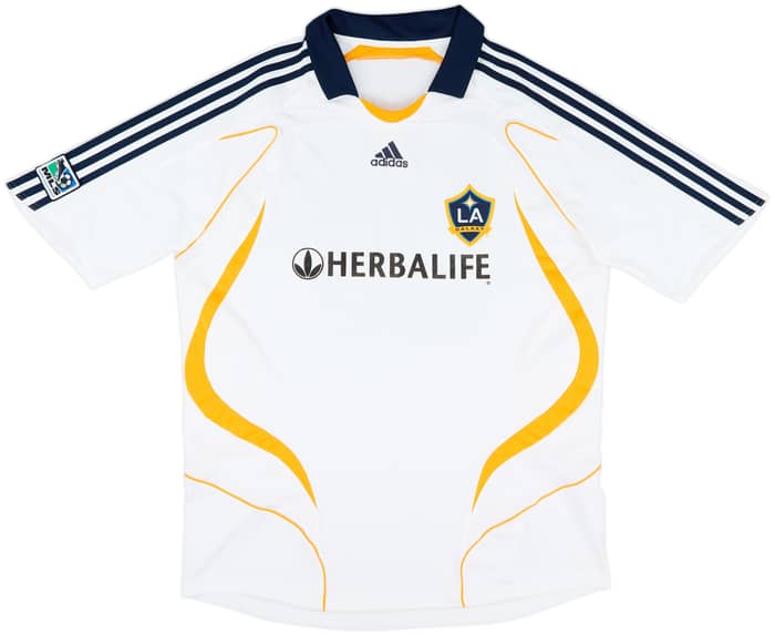 2007-08 LA Galaxy Home Shirt Beckham #23 - 6/10 - (XL)