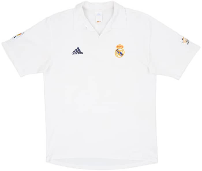 2001 Real Madrid Home Shirt Zidane #5 - 8/10 - (L)