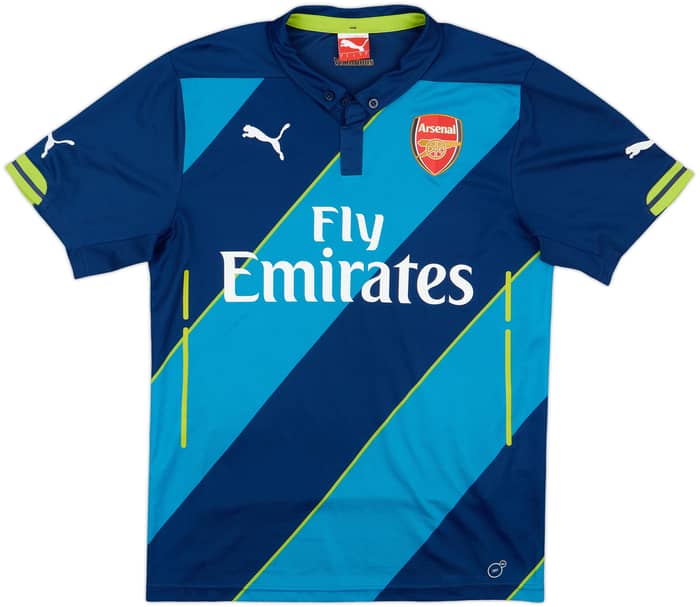 2014-15 Arsenal Third Shirt Arteta #8 - 9/10 - (S)