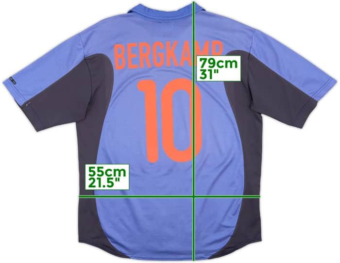 2000-02 Netherlands Away Shirt Bergkamp #10 - 5/10 - (L)