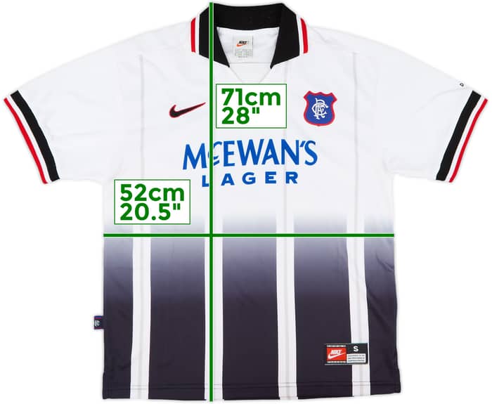 1997-99 Rangers Away Shirt #9 - 10/10 - (S)