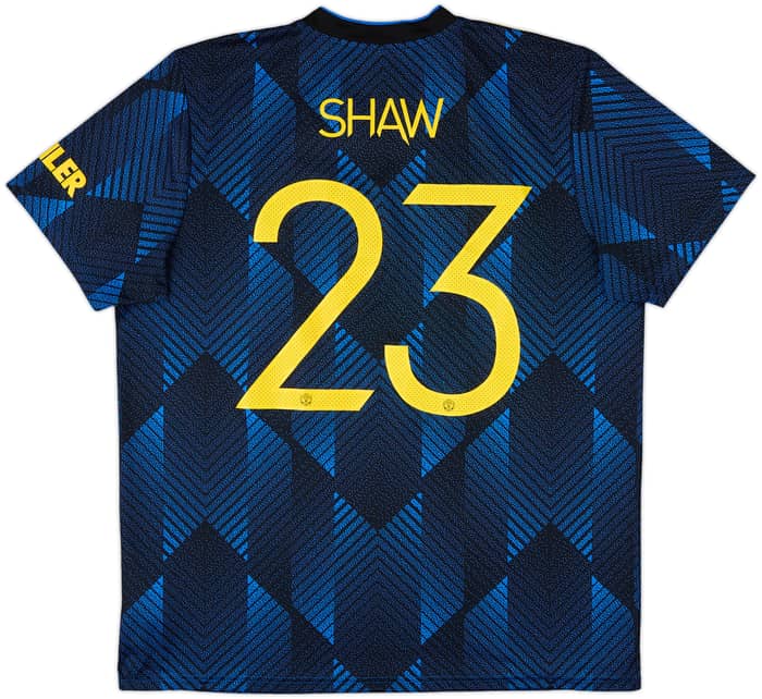 2021-22 Manchester United Third Shirt Shaw #23 - 10/10 - (XL)