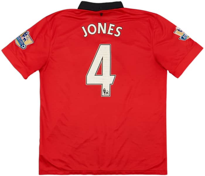 2013-14 Manchester United Home Shirt Jones #4 - 6/10 - (L)