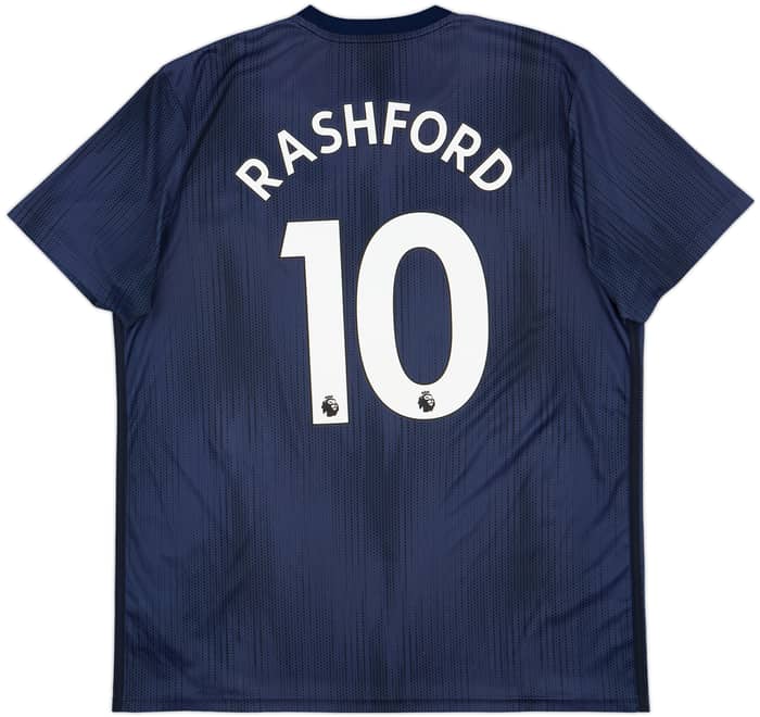 2018-19 Manchester United Third Shirt Rashford #10 - 8/10 - (XL)