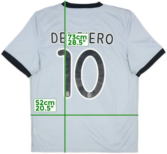 2009-10 Juventus Away Shirt Del Piero #10 (M)