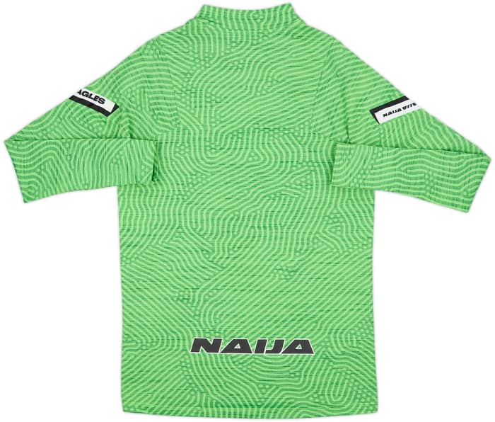 2020-22 Nigeria Nike 1/4 Zip Drill Top - 8/10 - (M)