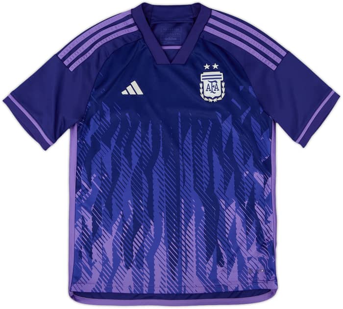 2022-23 Argentina Away Shirt - 6/10 - (L.Boys)