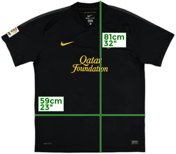 2011-12 Barcelona Away Shirt - 4/10 - (XL)
