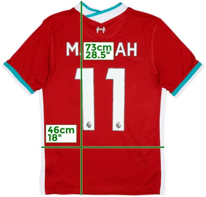 2020-21 Liverpool Home Shirt Salah #11 - 8/10 - (S)