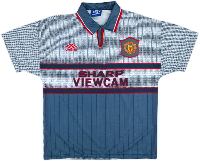 1995-96 Manchester United Away Shirt Cantona #7 - 9/10 - (M)