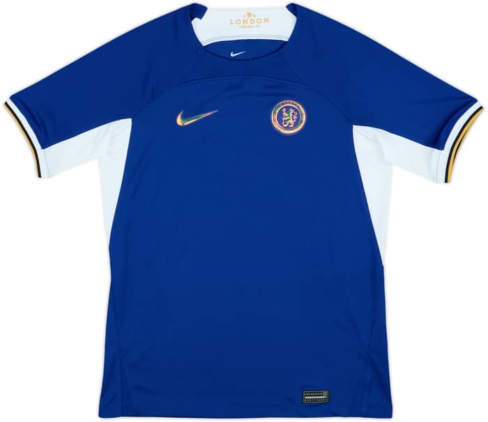 2023-24 Chelsea Home Shirt Drogba #11 - 8/10 - (L.Boys)