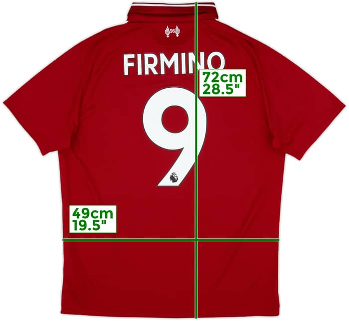 2018-19 Liverpool '6 Times' Home Shirt Firmino #9 - 10/10 - (M)