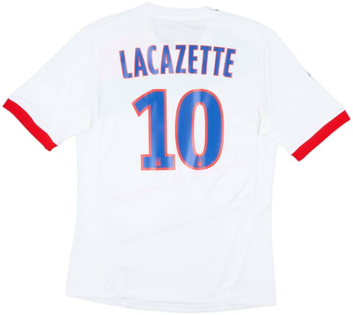 2012-13 Lyon Home Player Issue Shirt Lacazette #10 - 7/10 - (L)