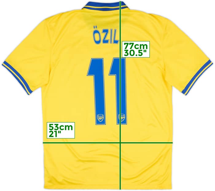 2013-14 Arsenal Away Shirt Ozil #11 - 5/10 - (M)