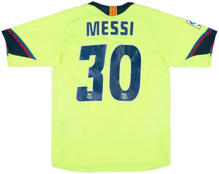 2005-06 Barcelona Away Shirt Messi #30 - 5/10 - (M)