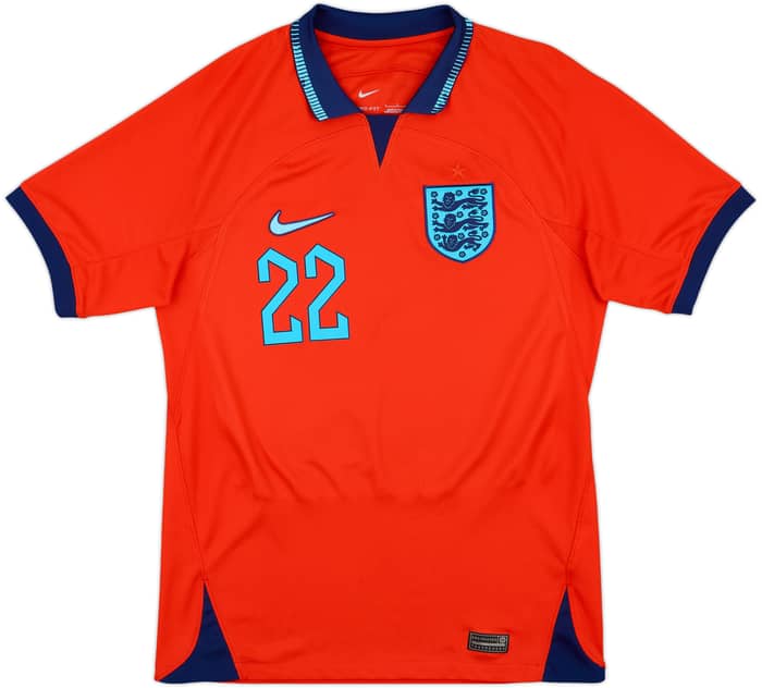 2022-23 England Away Shirt Bellingham #22 - 10/10 - (S)