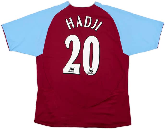 2003-04 Aston Villa Home Shirt Hadji #20 - 7/10 - (M)