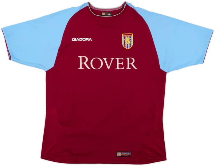 2003-04 Aston Villa Home Shirt Hadji #20 - 7/10 - (M)
