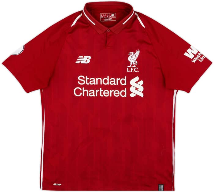 2018-19 Liverpool Home Shirt Virgil #4 - 7/10 - (S)
