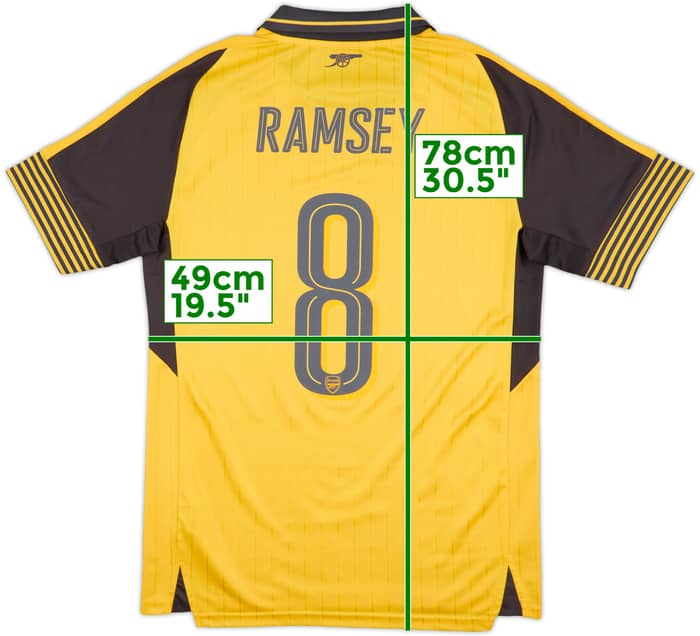2016-17 Arsenal Away Shirt Ramsey #8 - 9/10 - (M)
