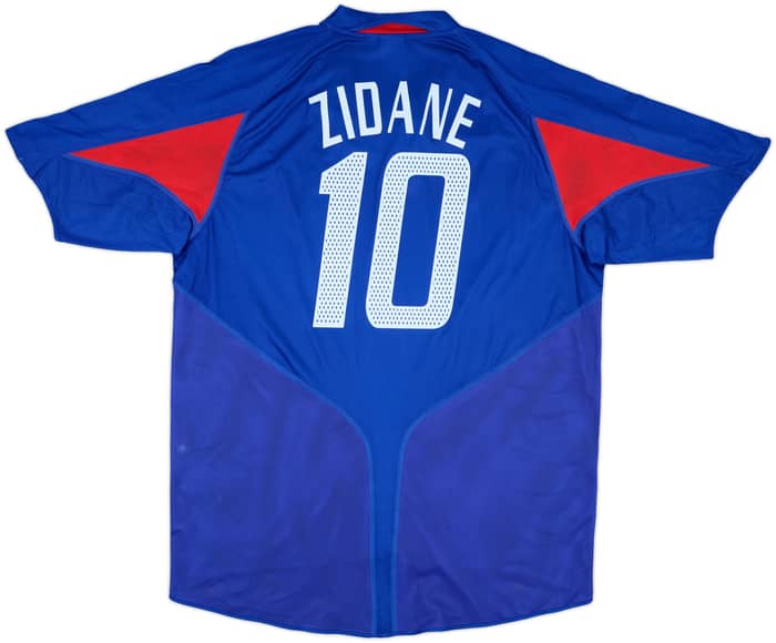 2004-06 France Home Shirt Zidane #10 (XL)