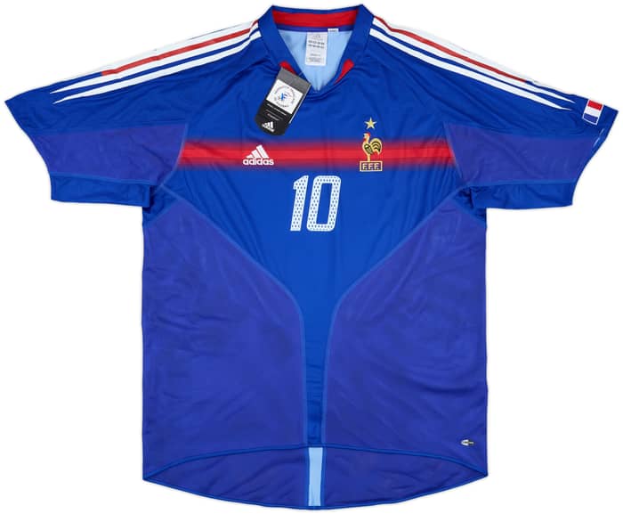 2004-06 France Home Shirt Zidane #10 (XL)
