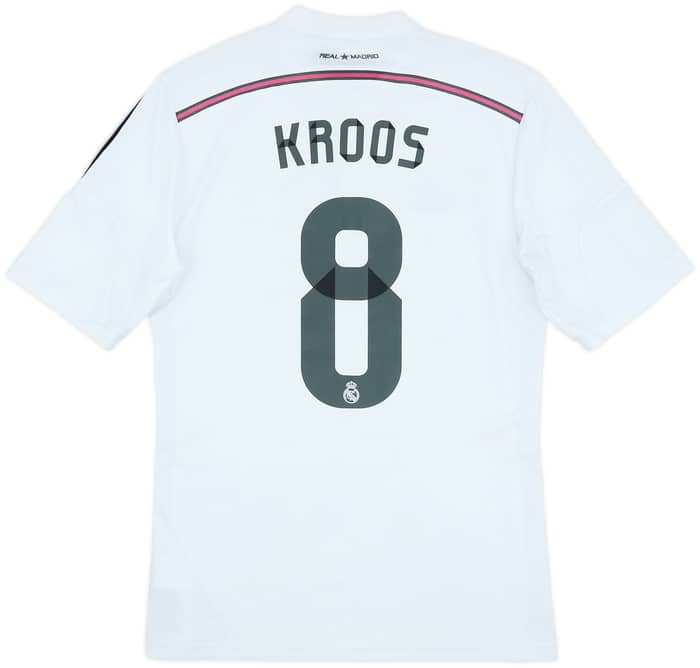2014-15 Real Madrid Home Shirt Kroos #8 - 7/10 - (M)