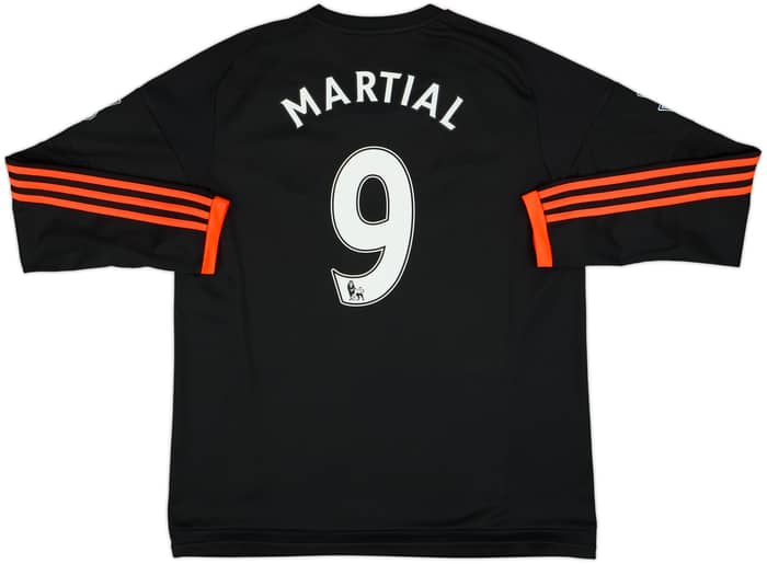 2015-16 Manchester United Third L/S Shirt Martial #9 - 8/10 - (XL)