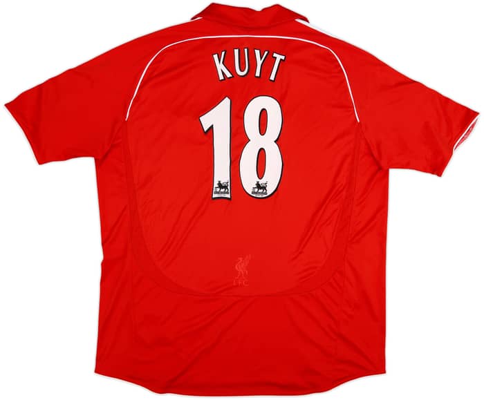 Camiseta de local del Liverpool 2006-08 Kuyt #18 - 8/10 - (XXL)
