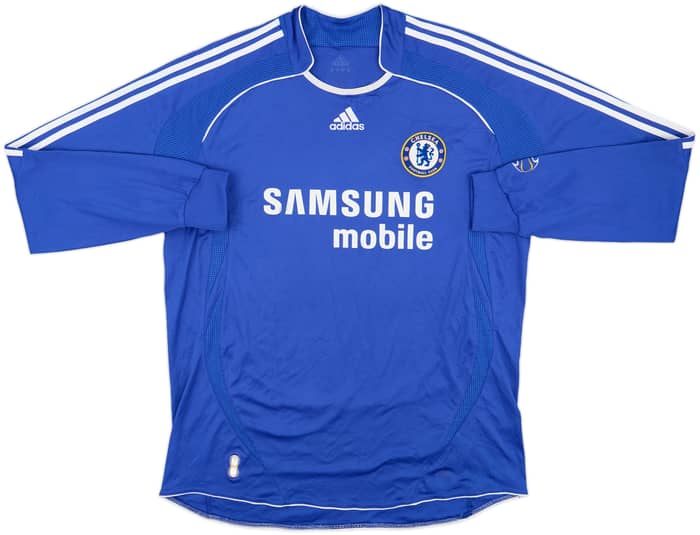 2006-08 Chelsea Home L/S Shirt Drogba #11 - 6/10 - (XL)