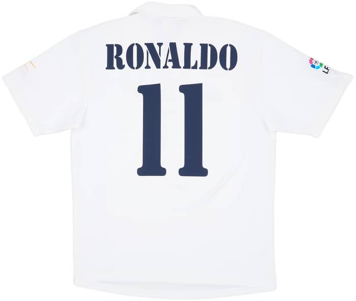 2002-03 Real Madrid Centenary Home Shirt Ronaldo #11 - 8/10 - (M)