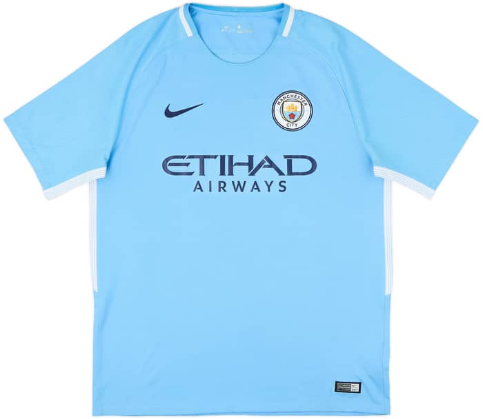 2017-18 Manchester City Home Shirt De Bruyne #17 - 8/10 - (L)