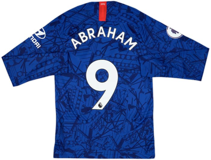 2019-20 Chelsea Home L/S Shirt Abraham #9 - 7/10 - (S)
