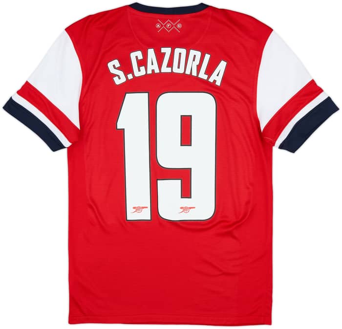 2012-14 Arsenal Home Shirt S.Cazorla #19 - 8/10 - (S)