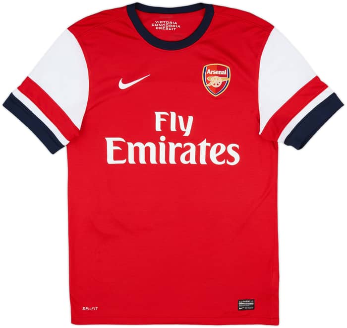 2012-14 Arsenal Home Shirt S.Cazorla #19 - 8/10 - (S)