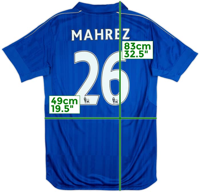 2016-17 Leicester Home Shirt Mahrez #26 - 9/10 - (M)