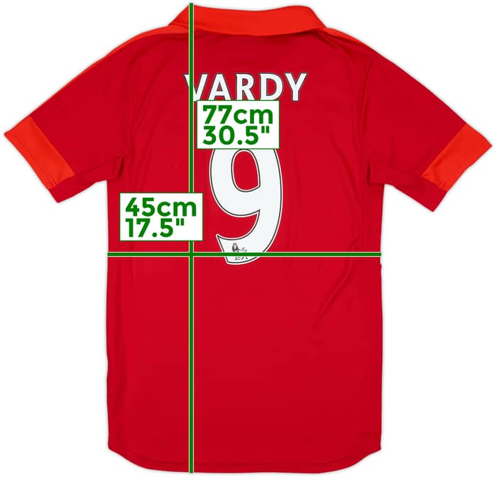 2016-17 Leicester Away Shirt Vardy #9 - 6/10 - (S)