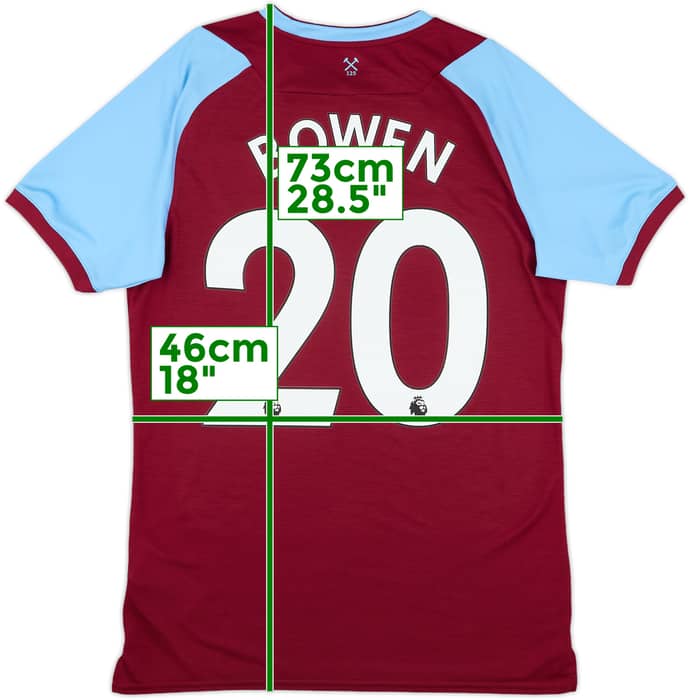 2020-21 West Ham Home Shirt Bowen #20 - 9/10 - (S)